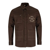 Dickies Shirt Logan LS Carpenter - Chocolate